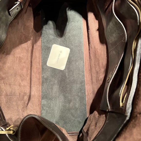 Brown mulberry bag that you can us a for weekend large size very good condition - Picture 3 of 3